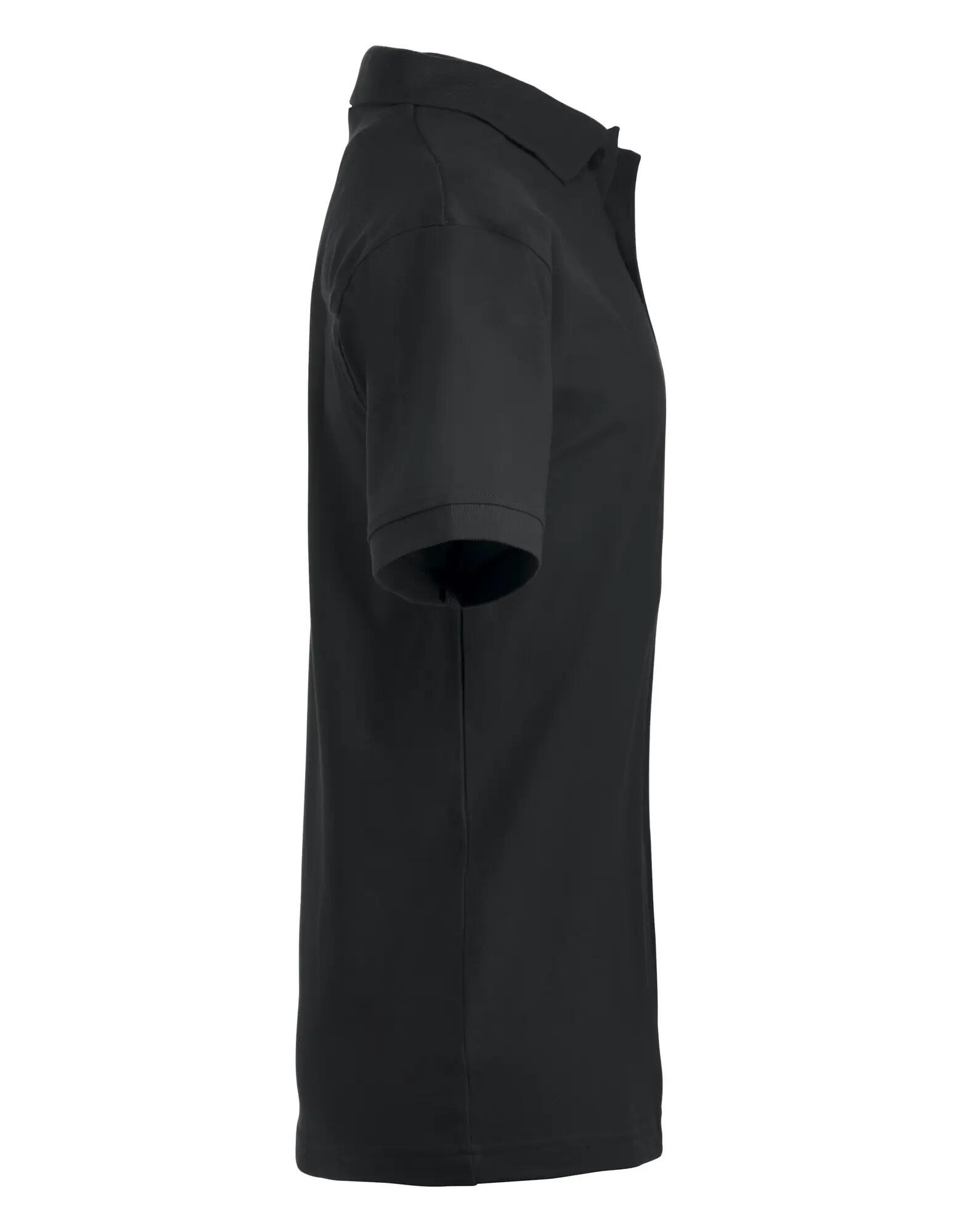 clique polo Lincoln in cotone pettinato — classico e resistente – black 4/4