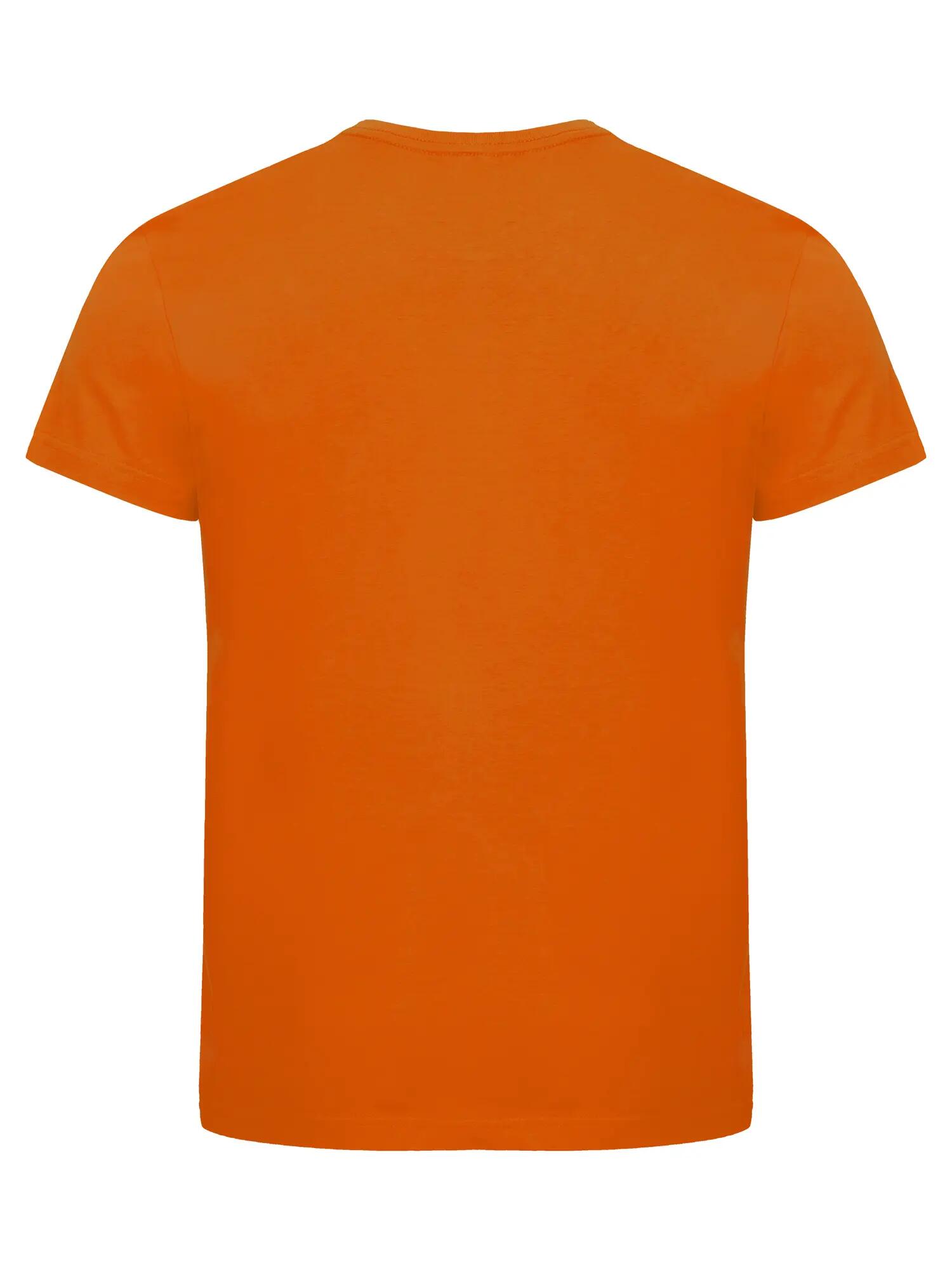 clique Classic OC-T T-shirt homem 100% algodão orgânico, corte clássico – orange 2/4