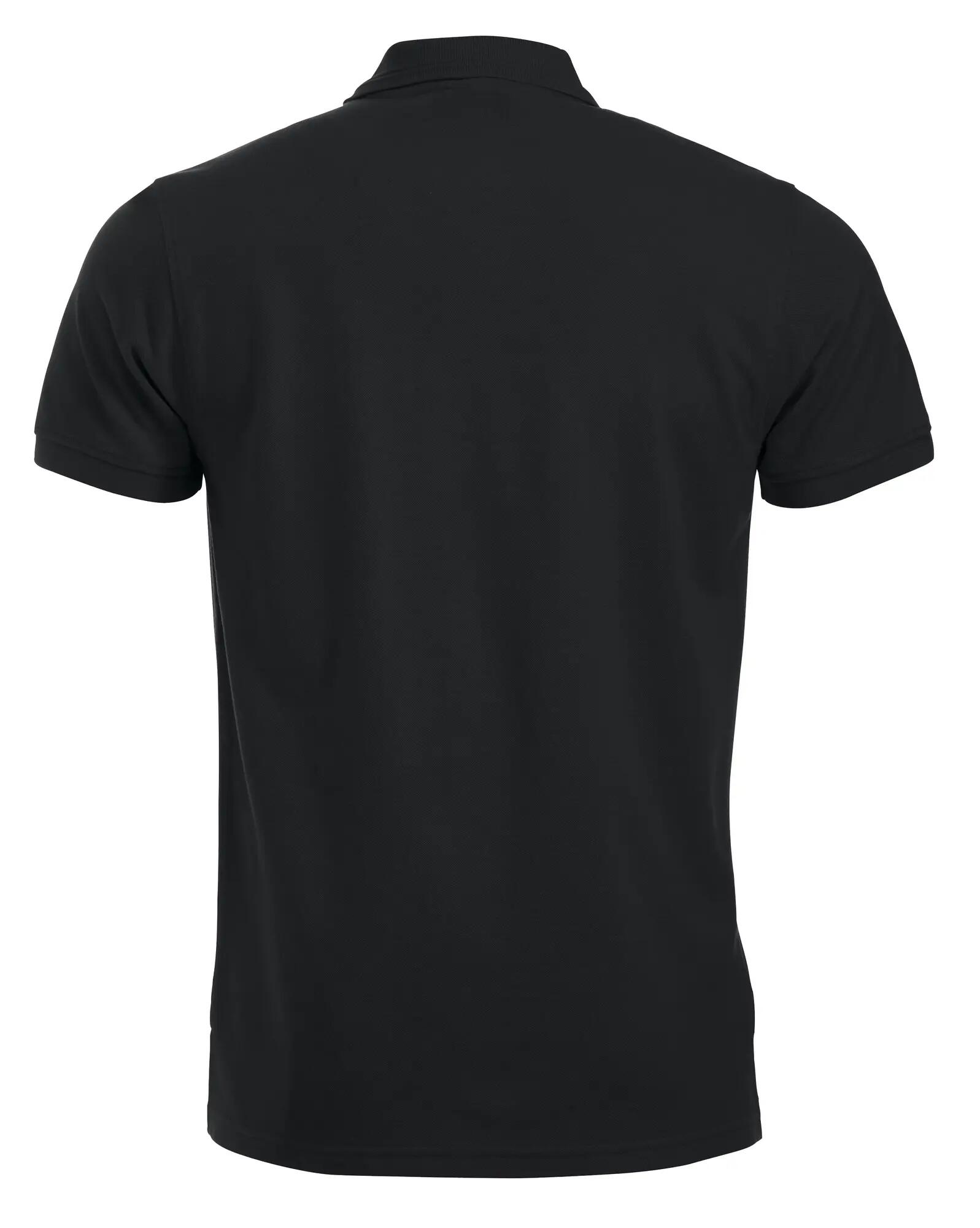 clique Polo Manhattan com riscas jacquard no colarinho, preto – black 2/4