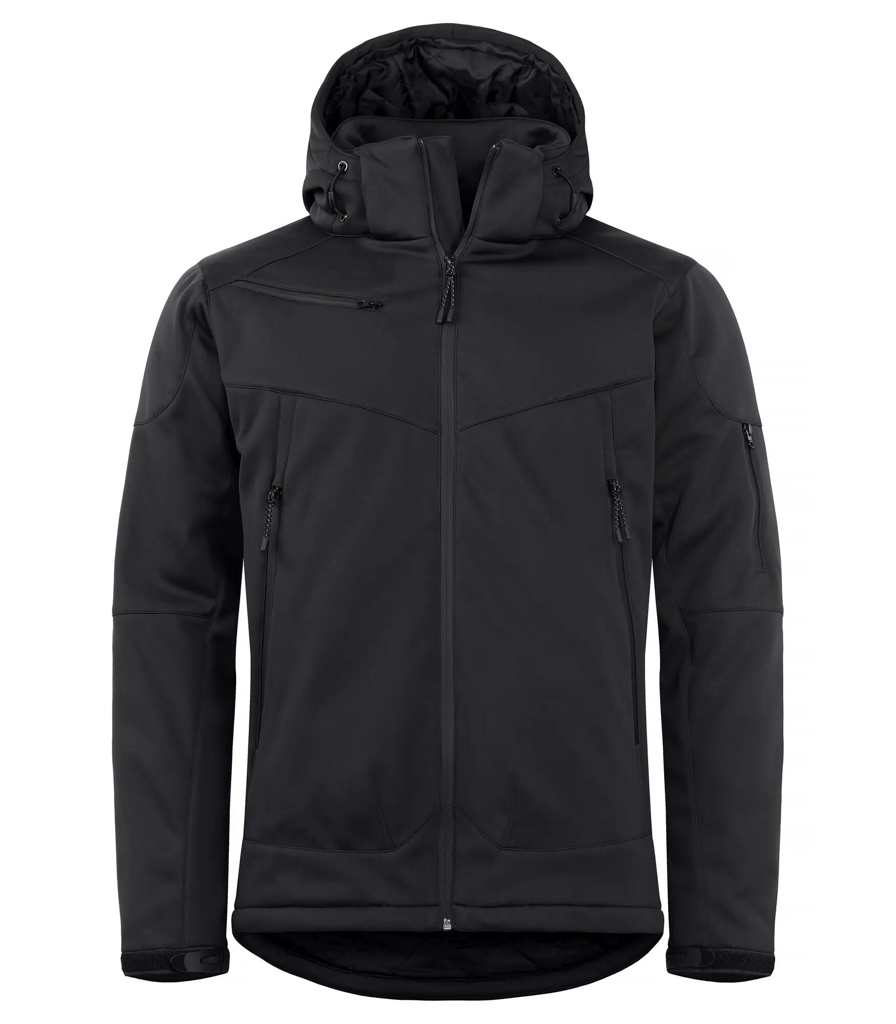 clique Grayland Casaco softshell acolchoado homem — impermeável – Black 1/4