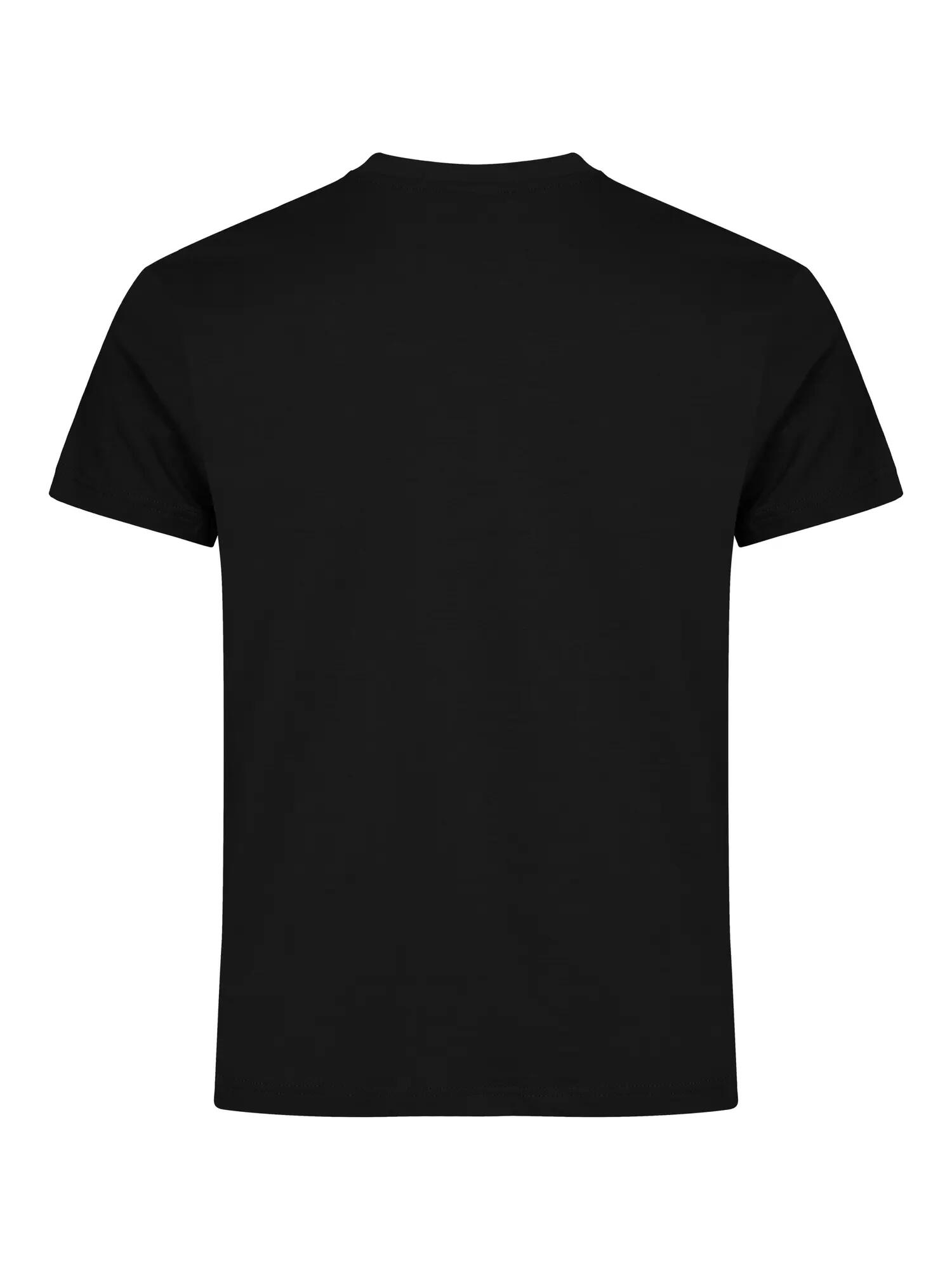 clique Basic-T Herren-T-Shirt, enger Schnitt – black 3/5