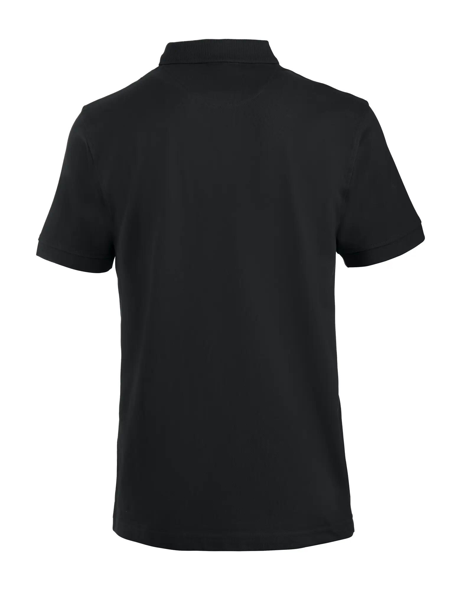 clique polo Lincoln in cotone pettinato – classico e personalizzabile – black 2/4