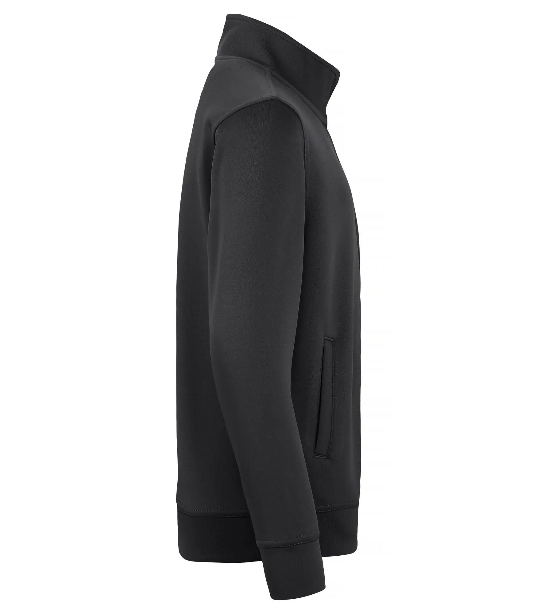 clique Basic Active Cardigan Junior com fecho integral em poliéster spun dyed 4/4