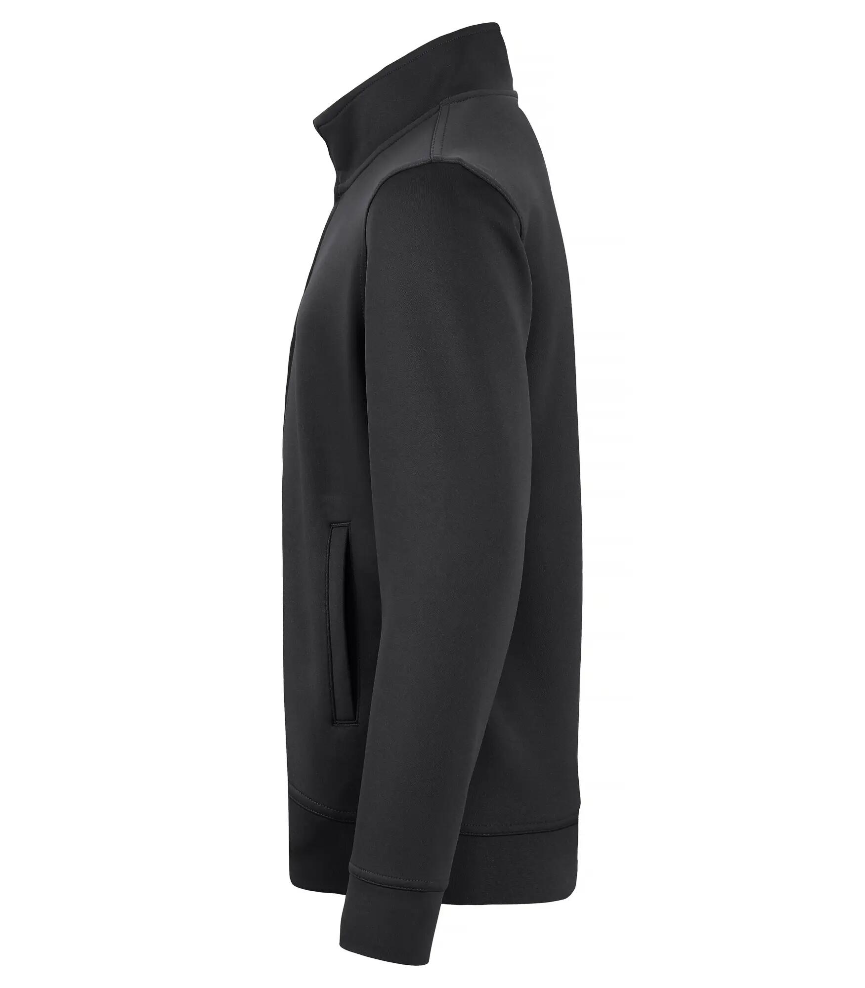 clique Basic Active Cardigan Junior com fecho integral em poliéster spun dyed 3/4