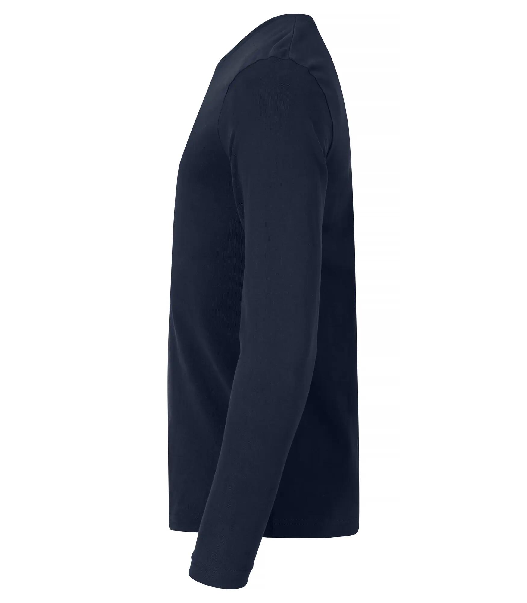 clique Premium Fashion-T L/S - T-shirt a manica lunga premium – Dark Navy 3/4