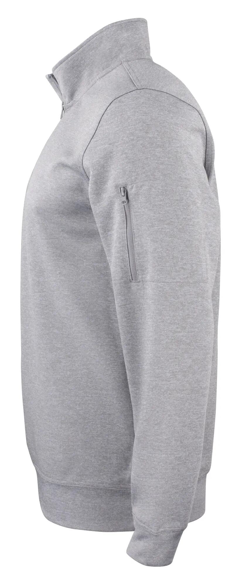 clique Basic Active Half Zip – grey melange 3/4