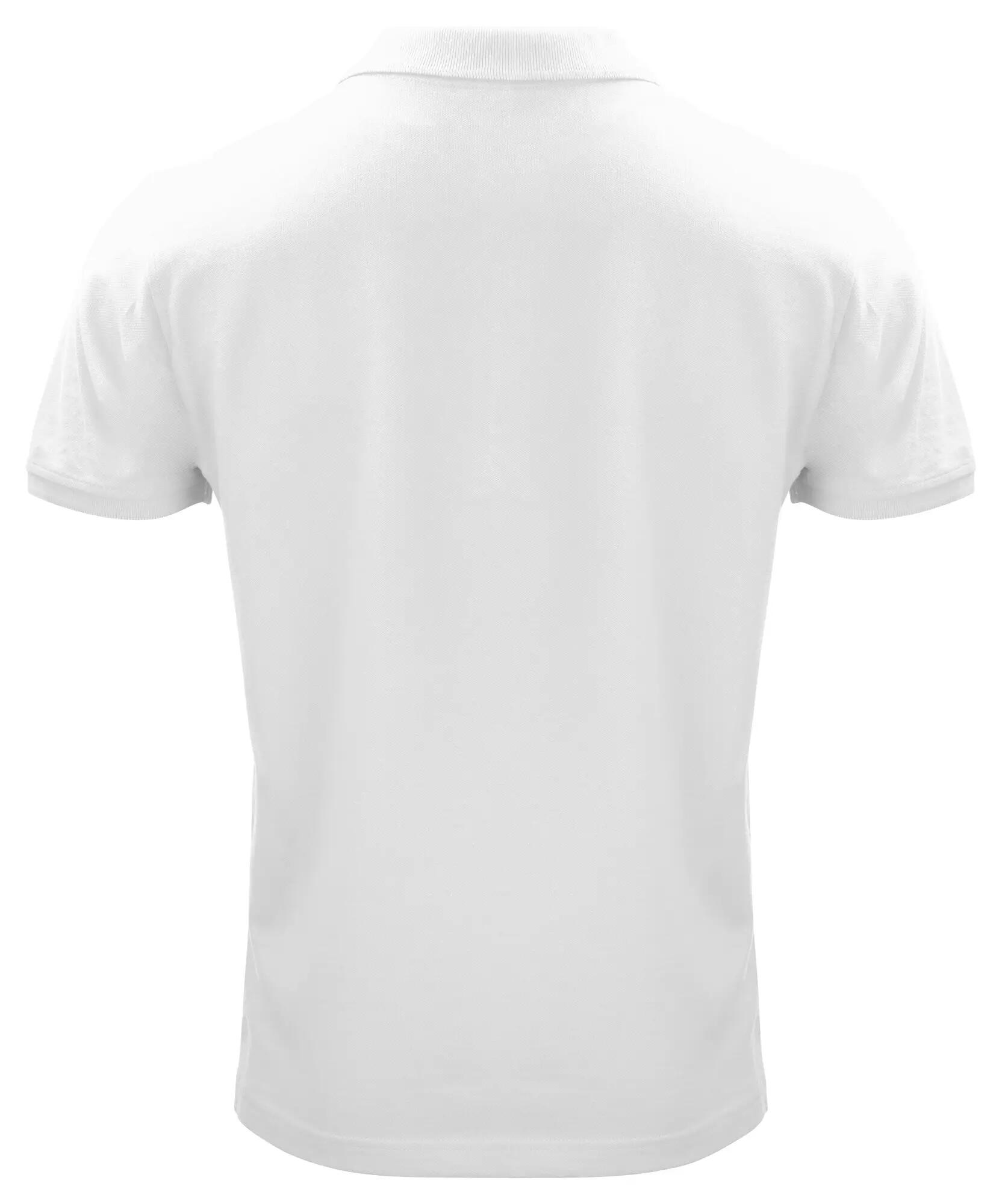 clique Classic OC Polo z bawełny organicznej – klasyczny krój, biały – white 2/4