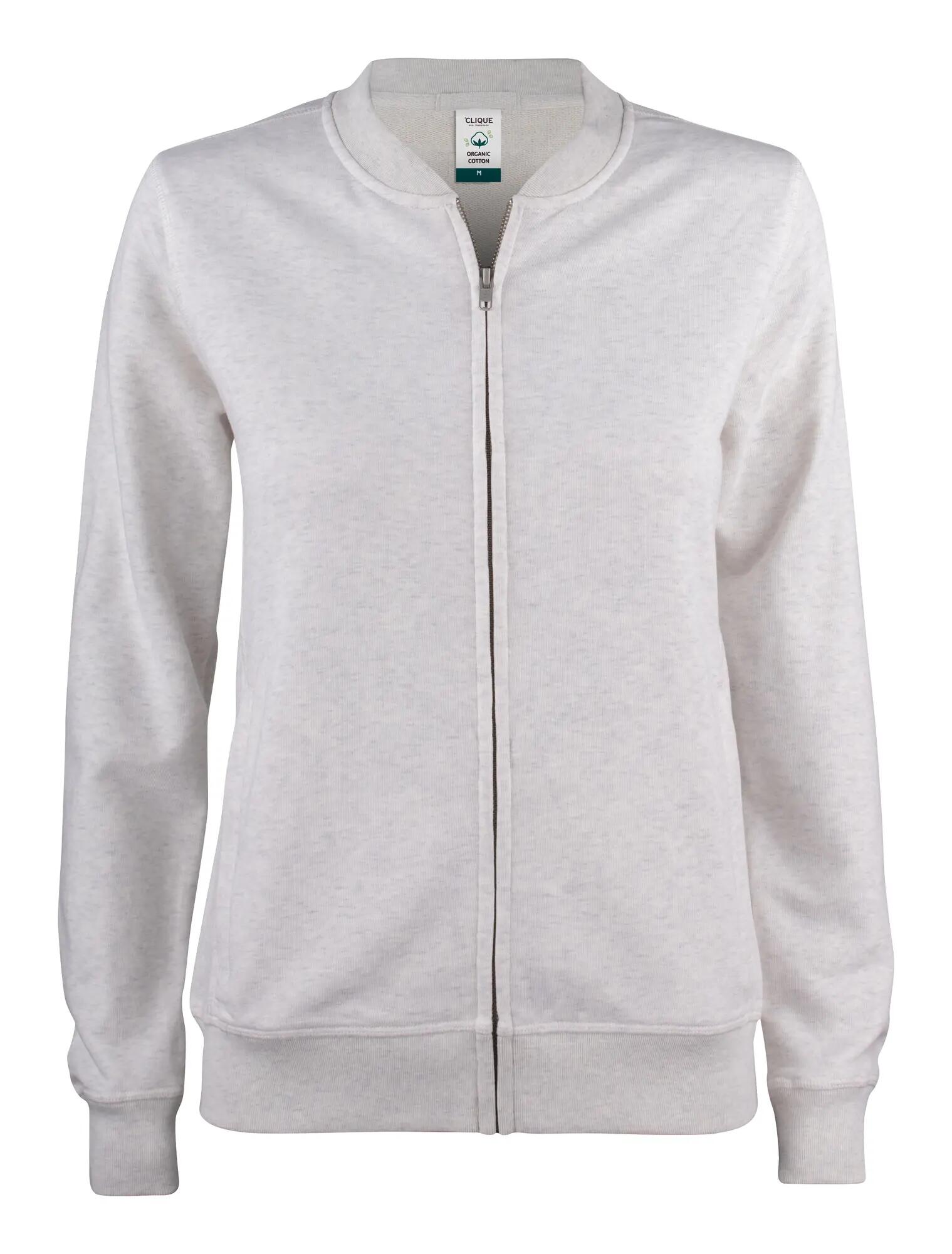 clique Premium OC Cardigan Women in biologisch katoenmix – nature melange 1/4
