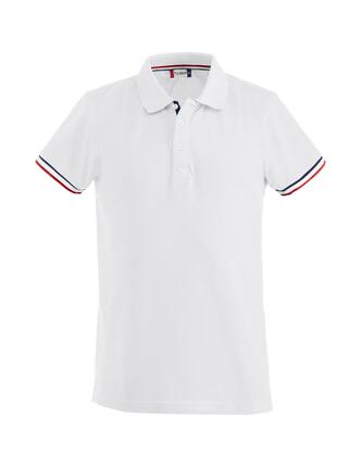 clique polo Newton en coton peigné 100% – blanc, 3XL – white