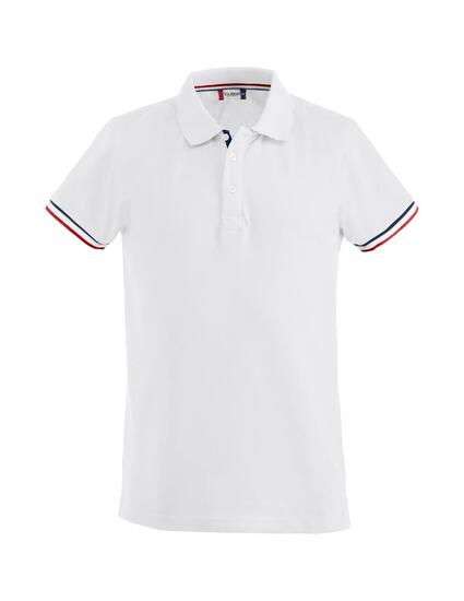 clique polo Newton en coton peigné 100% – blanc, 3XL – white