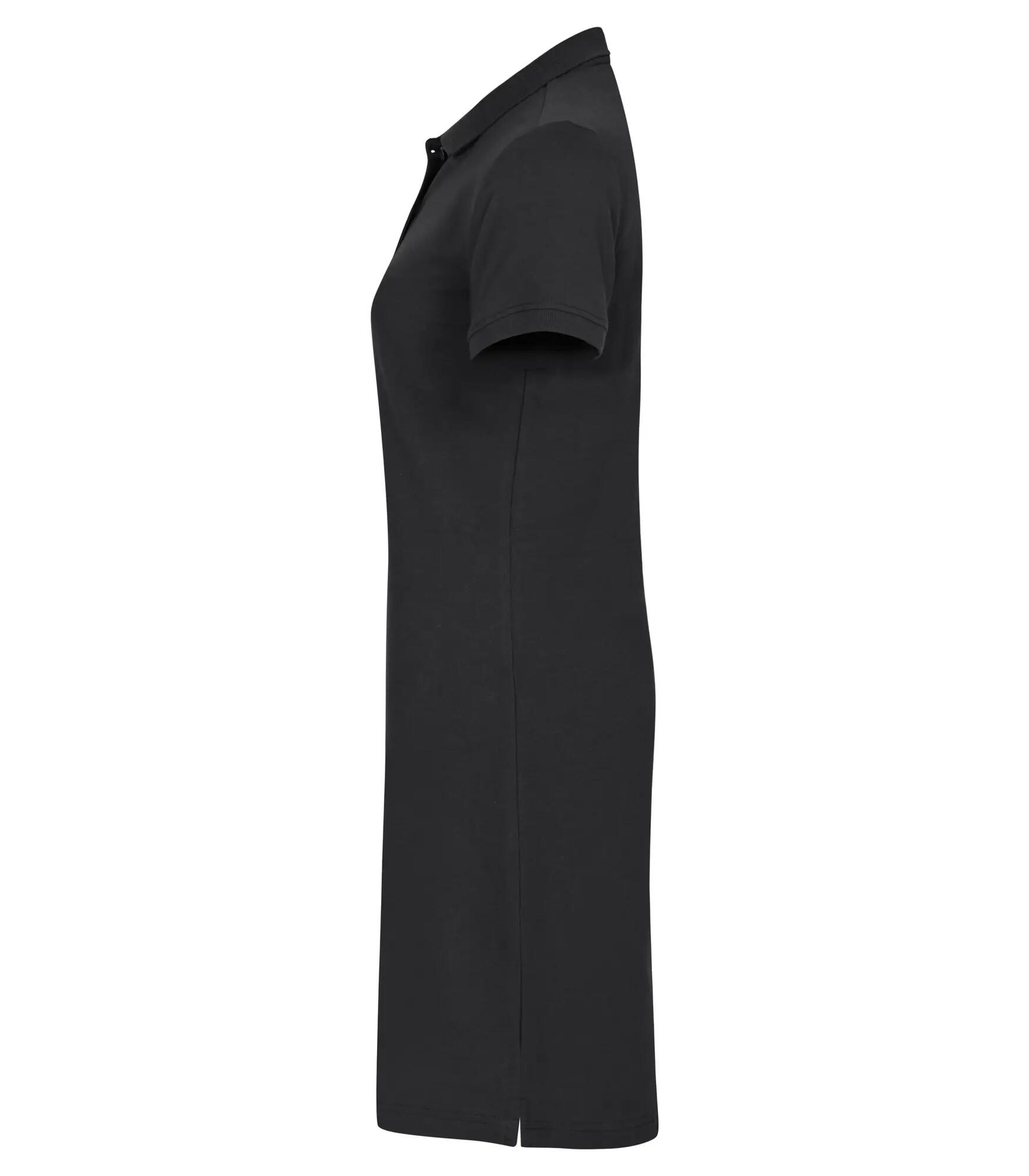 clique Vestido polo Marietta 100% algodão preto – Black 3/4
