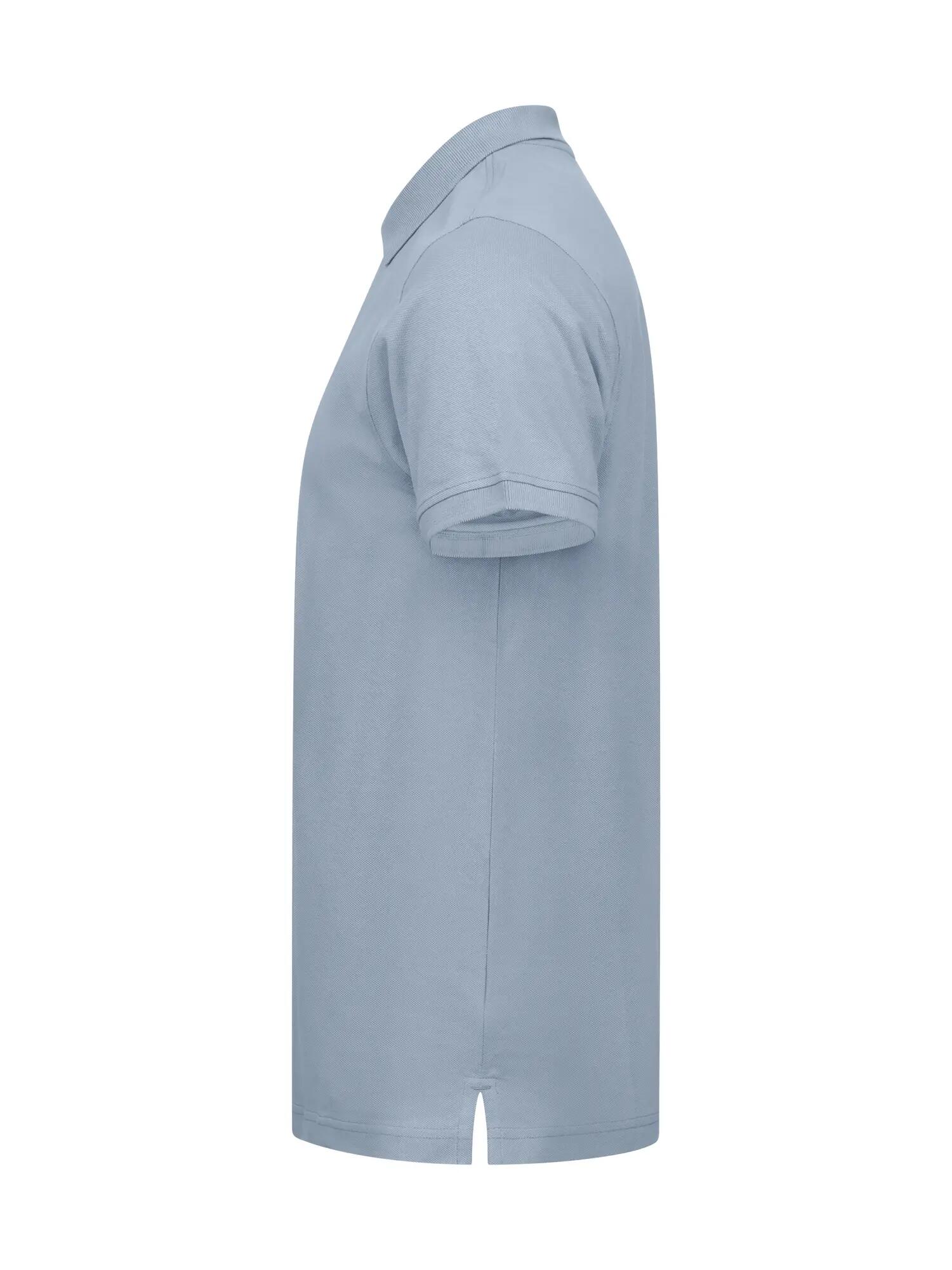 clique Classic Lincoln S/S Polo aus Baumwolle, moderne Passform – Soft Blue 4/4