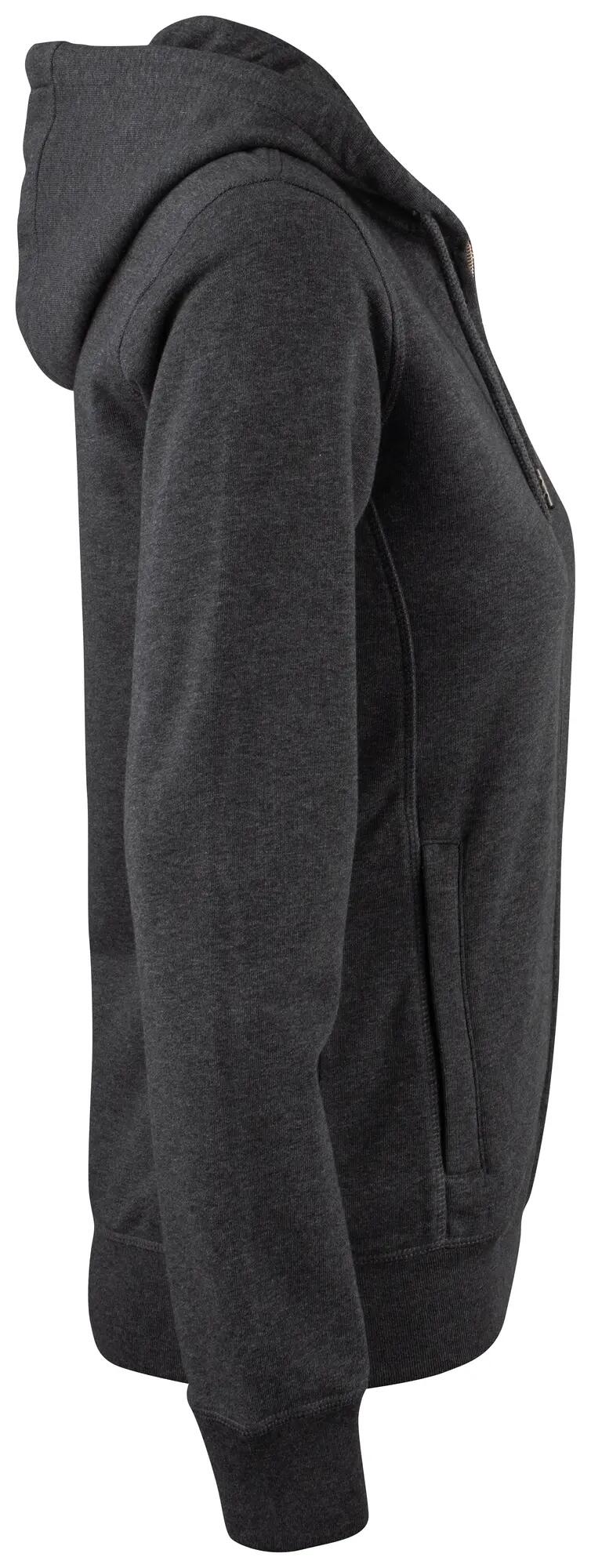 clique Premium OC Hoody Full Zip Women — dameshoodie van biologisch katoen – 4/4