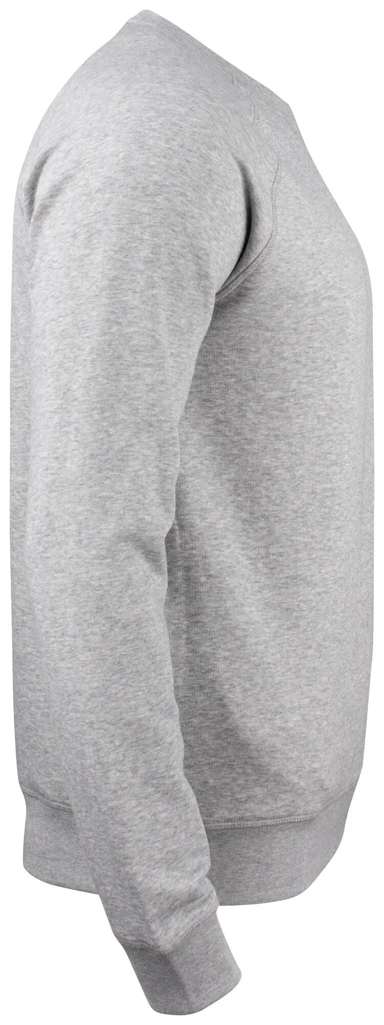 clique Premium OC Roundneck ronde hals sweatshirt van biologisch katoen – grey 4/4