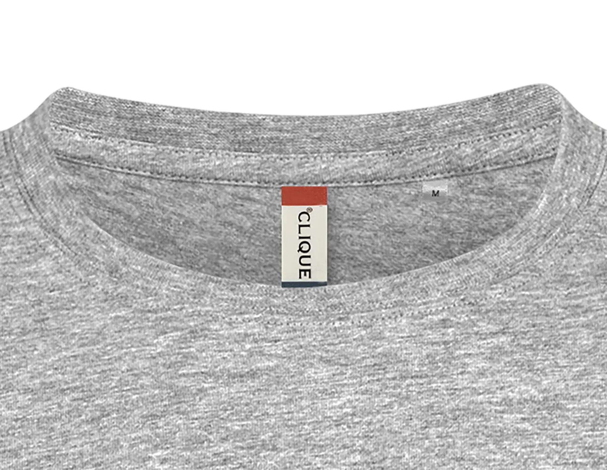 clique Basic-T Herren T-Shirt schmaler Schnitt – ash 5/5
