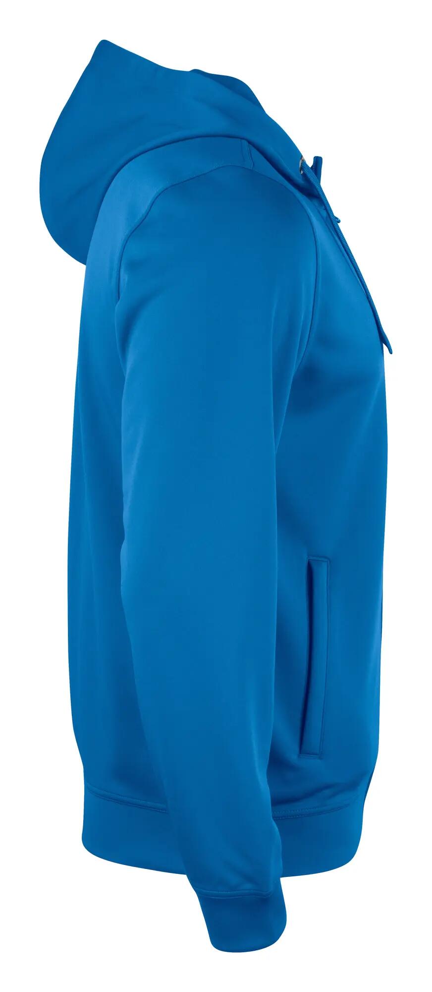 clique Basic Active Kapuzenjacke mit Reißverschluss – 100% Polyester – royal 4/4