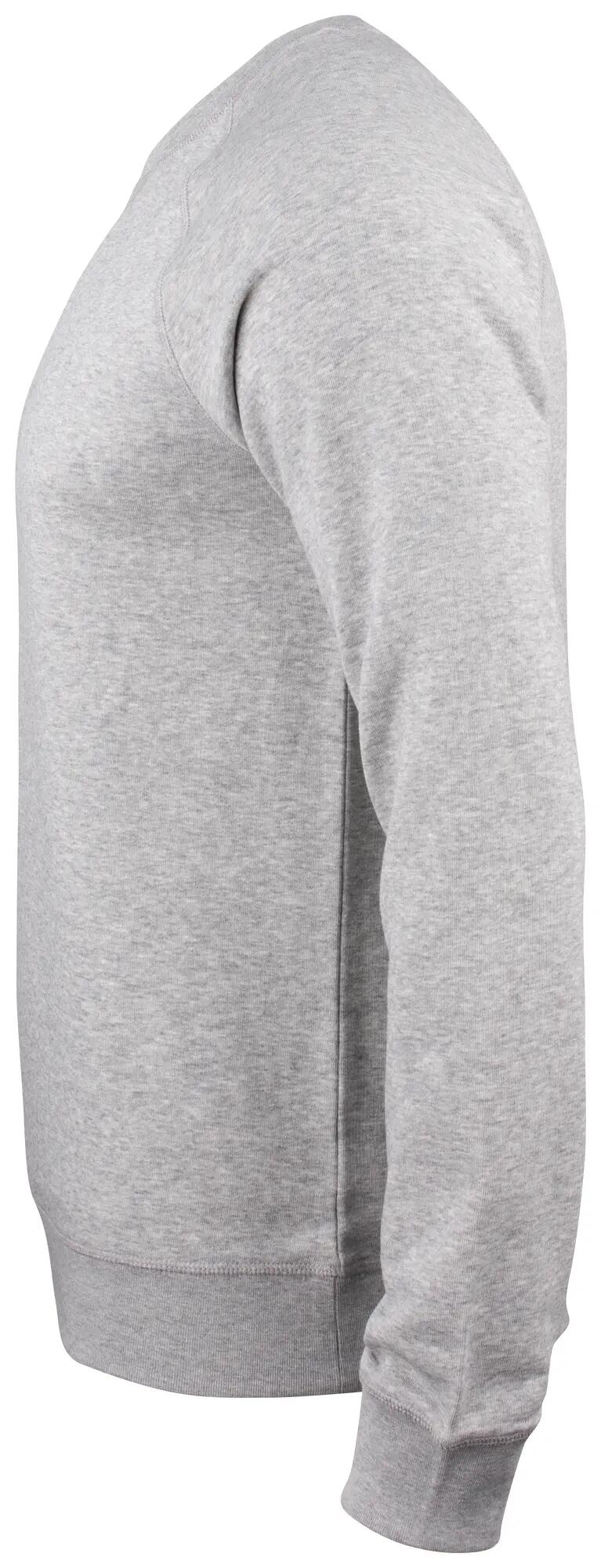 clique Premium OC Roundneck ronde hals sweatshirt van biologisch katoen – grey 3/4