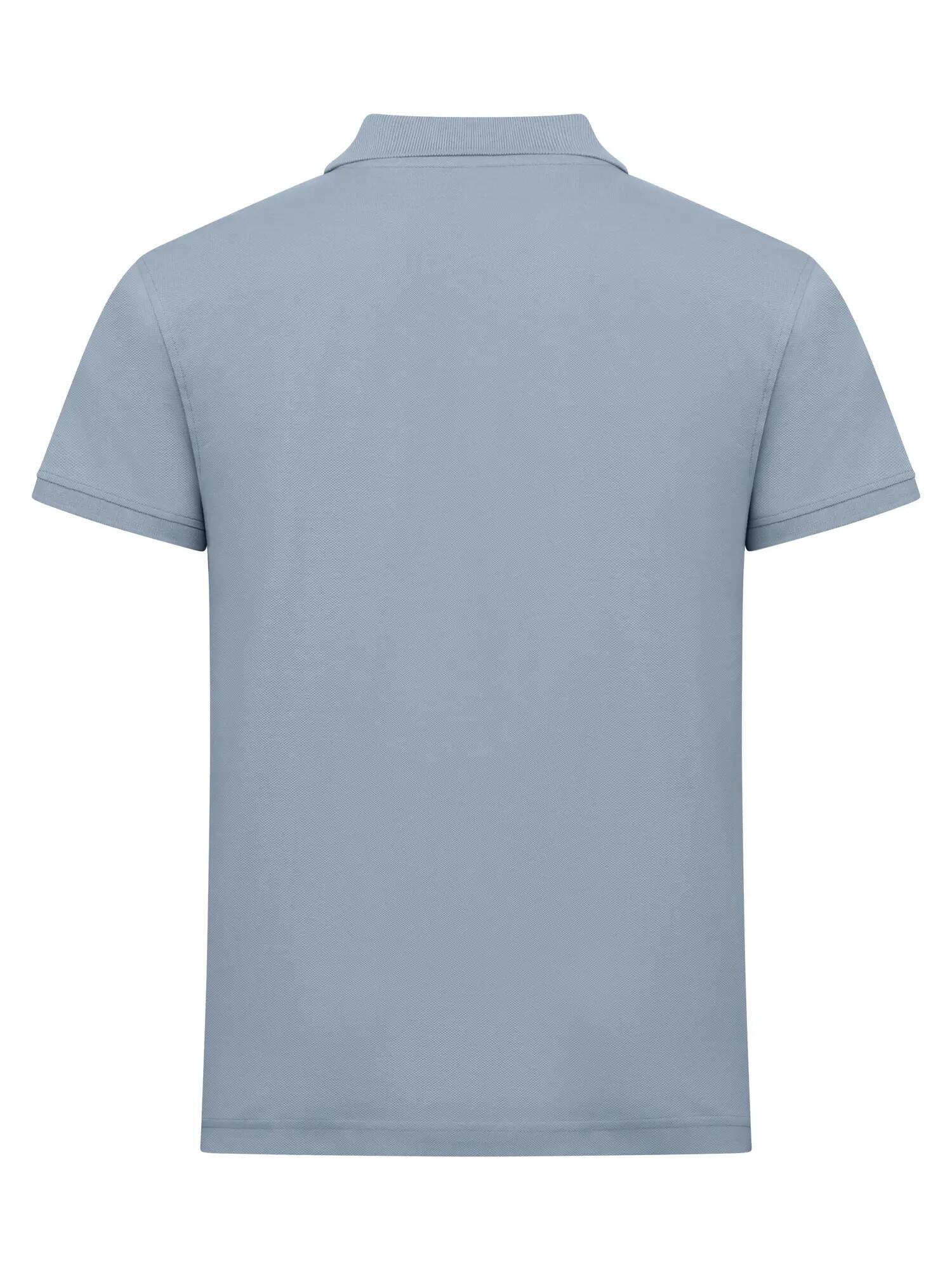 clique Classic Lincoln S/S Polo aus Baumwolle, moderne Passform – Soft Blue 2/4
