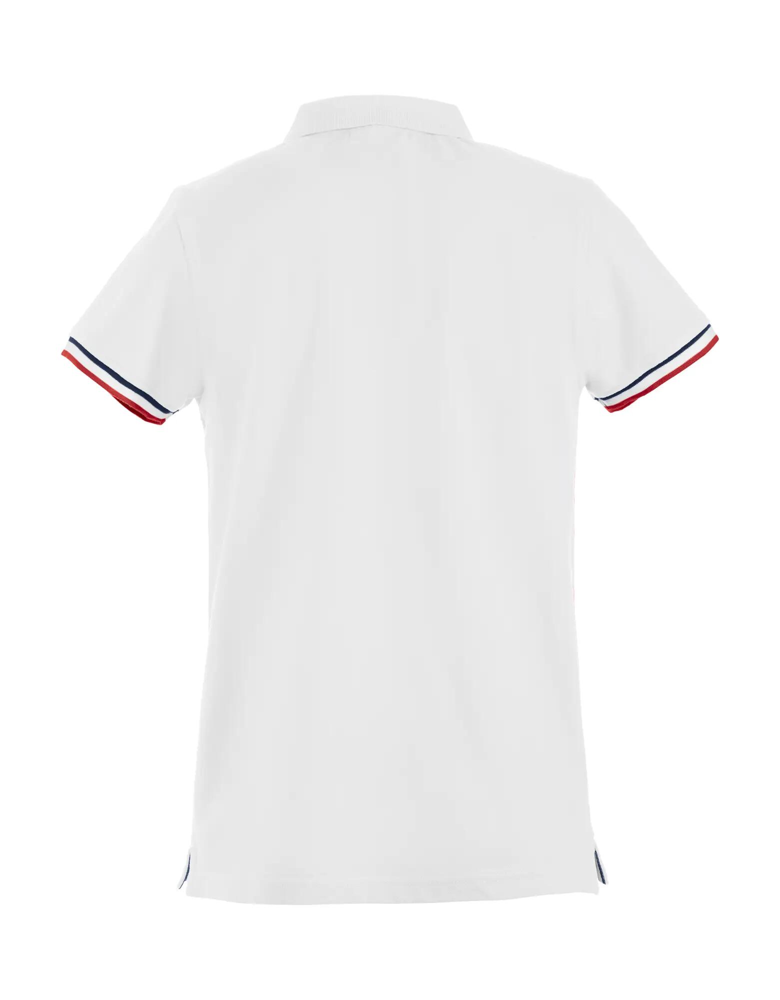 clique polo homem Newton em algodão penteado branco – white 2/4