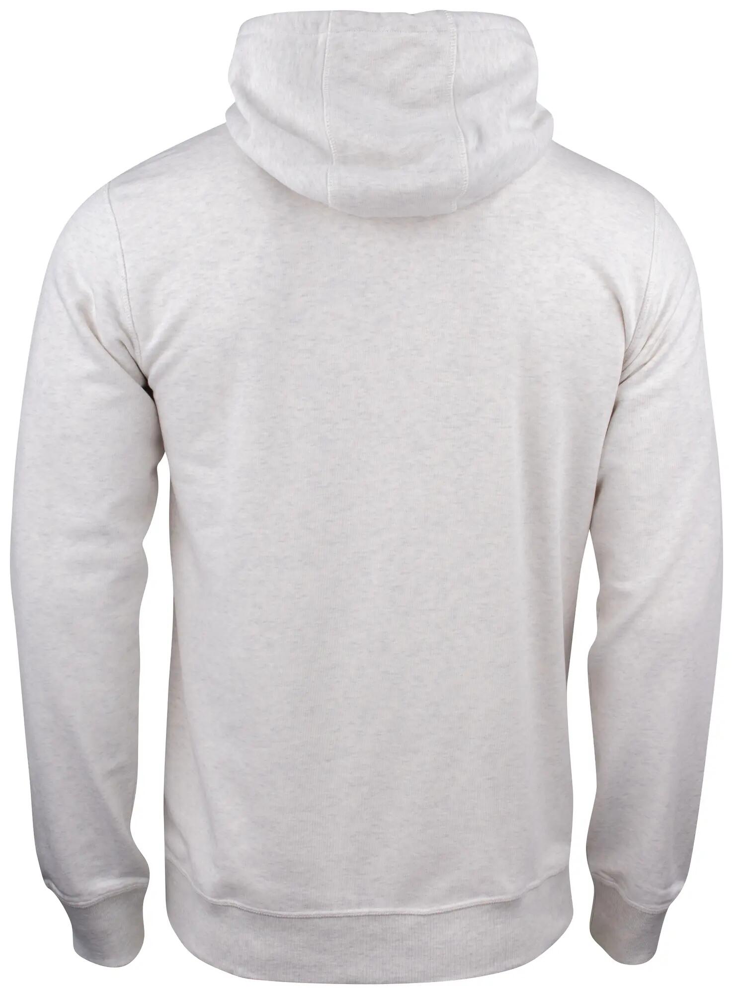 clique Premium OC Hoody algodão orgânico e poliéster reciclado – nature melange 2/4