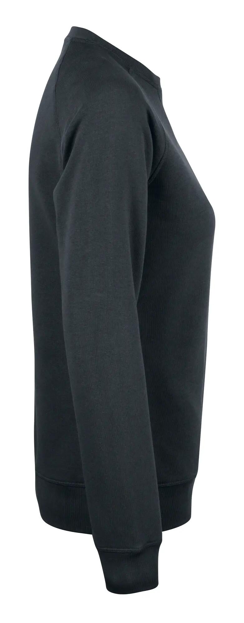 clique Bluza Premium OC Roundneck Damska z bawełny organicznej – black 4/4