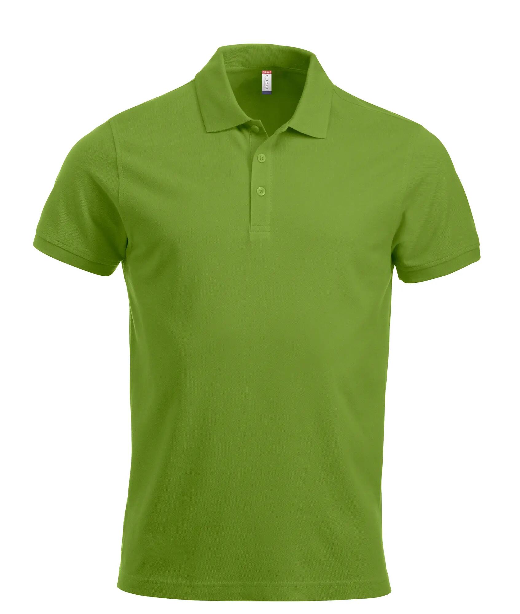 clique Classic Lincoln S/S polo van katoen, moderne pasvorm – light green 1/4
