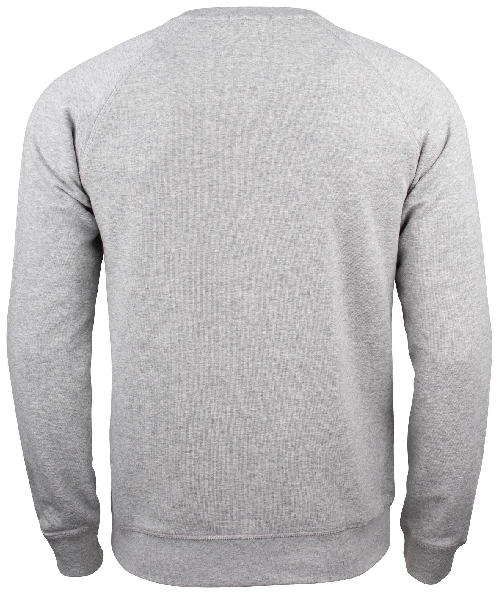clique Premium OC Roundneck ronde hals sweatshirt van biologisch katoen – grey 2/4