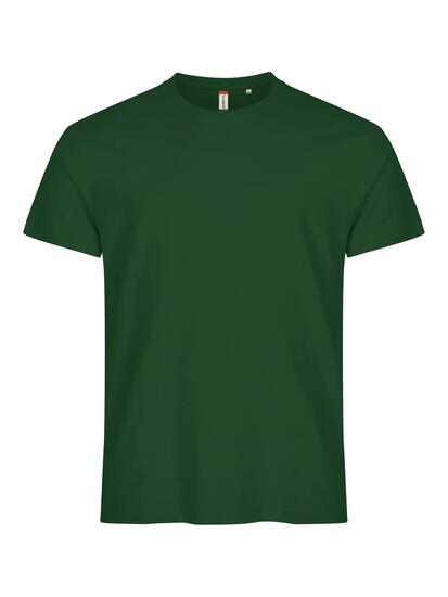 clique Basic-T T-Shirt Slim Fit aus Baumwolle, bottle green