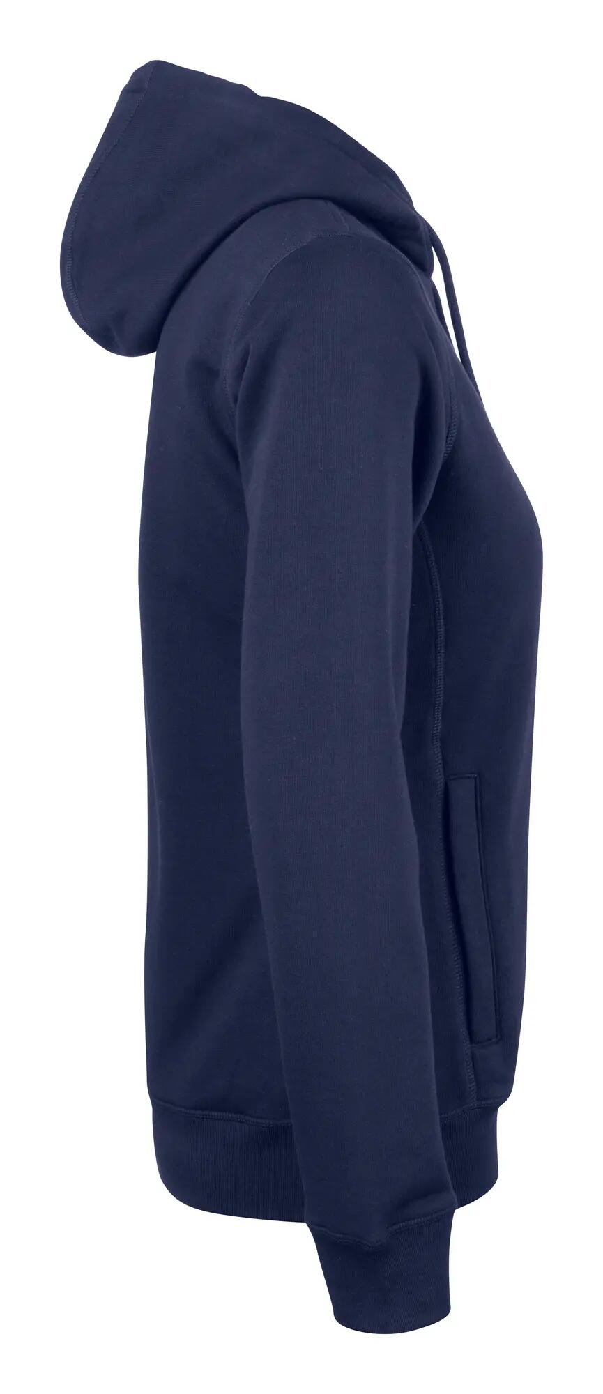 clique Premium OC Hoody Full Zip Women - felpa con zip in cotone bio – dark navy 4/4