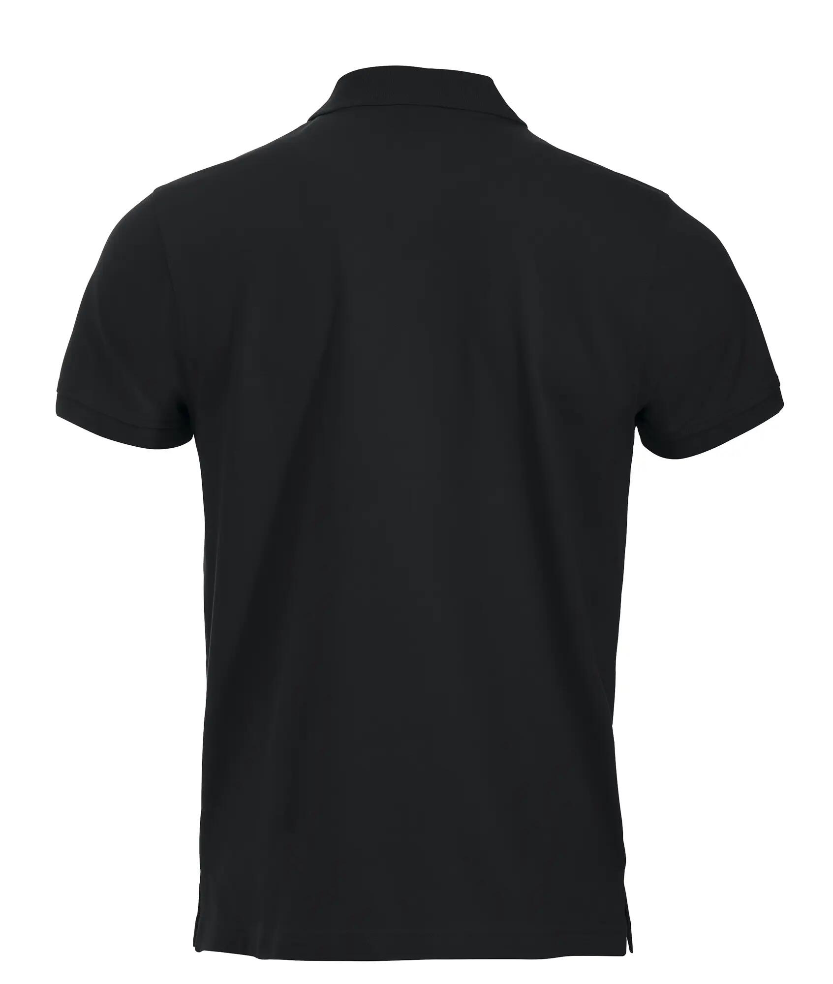 clique Classic Lincoln S/S polo en coton, coupe modernisée – black 2/4