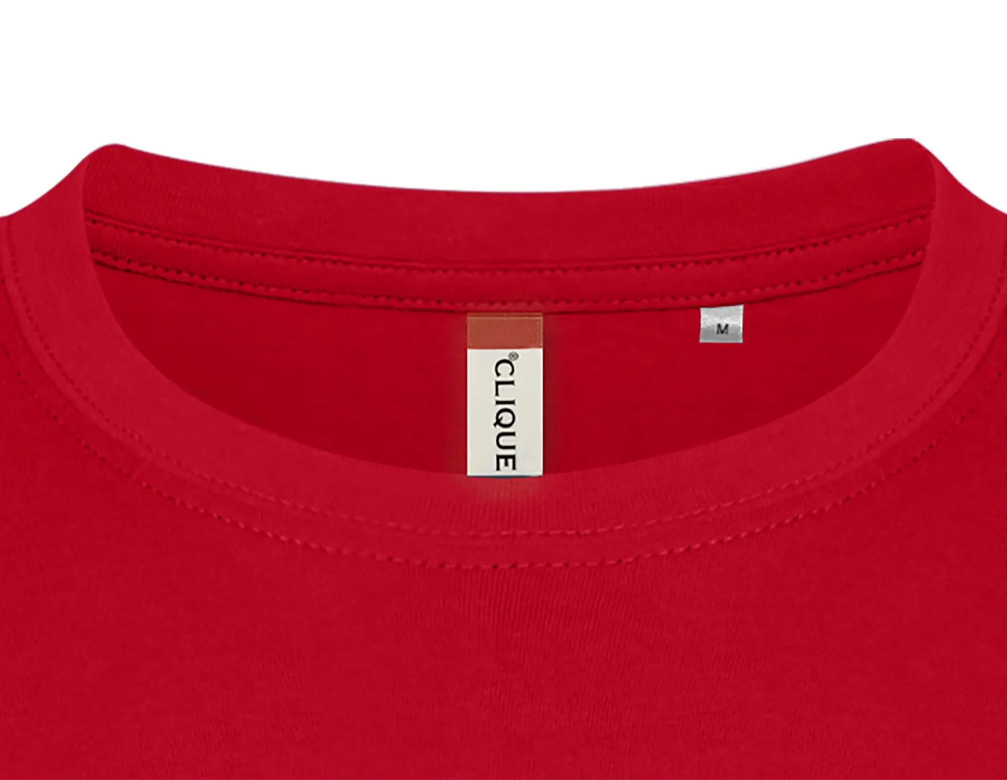 clique Basic-T Heren T-shirt, nauwere pasvorm – red 5/5