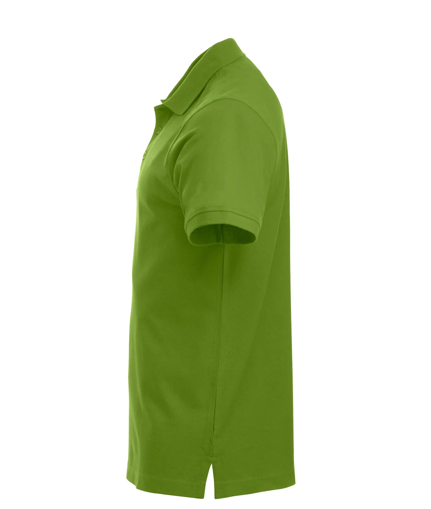 clique Classic Lincoln S/S polo van katoen, moderne pasvorm – light green 3/4