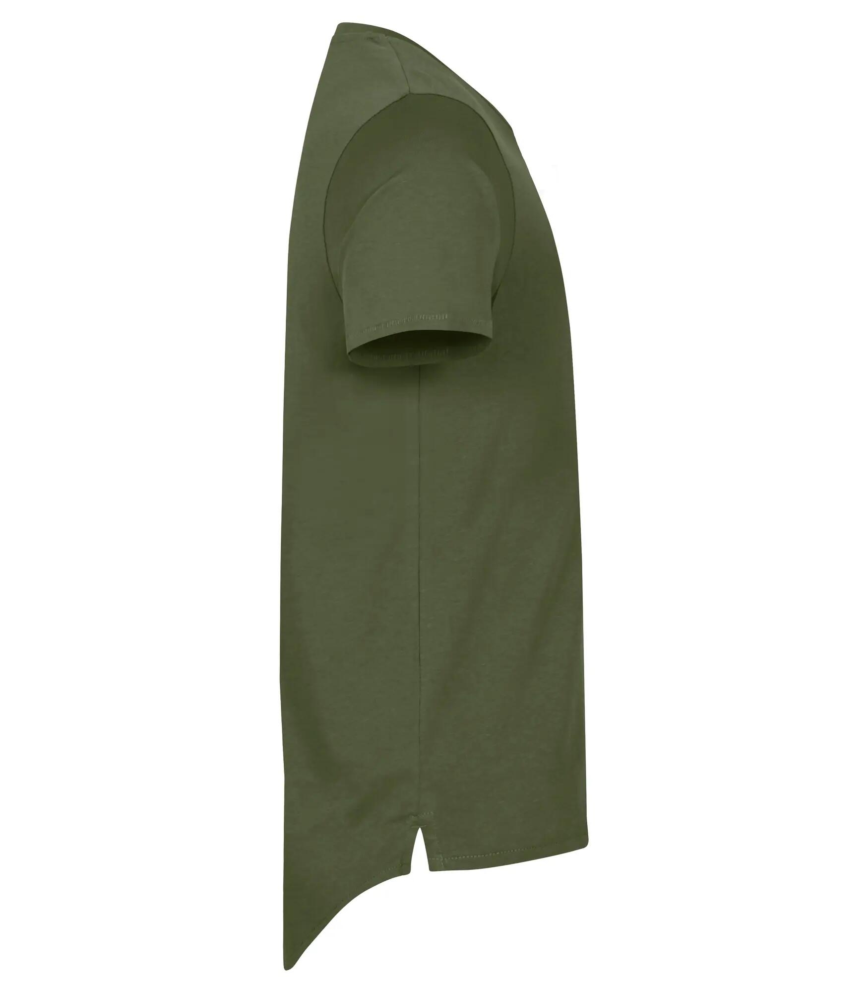 clique Herren T‑Shirt Brooklyn lockere Passform 100% Baumwolle – olive Green 4/4
