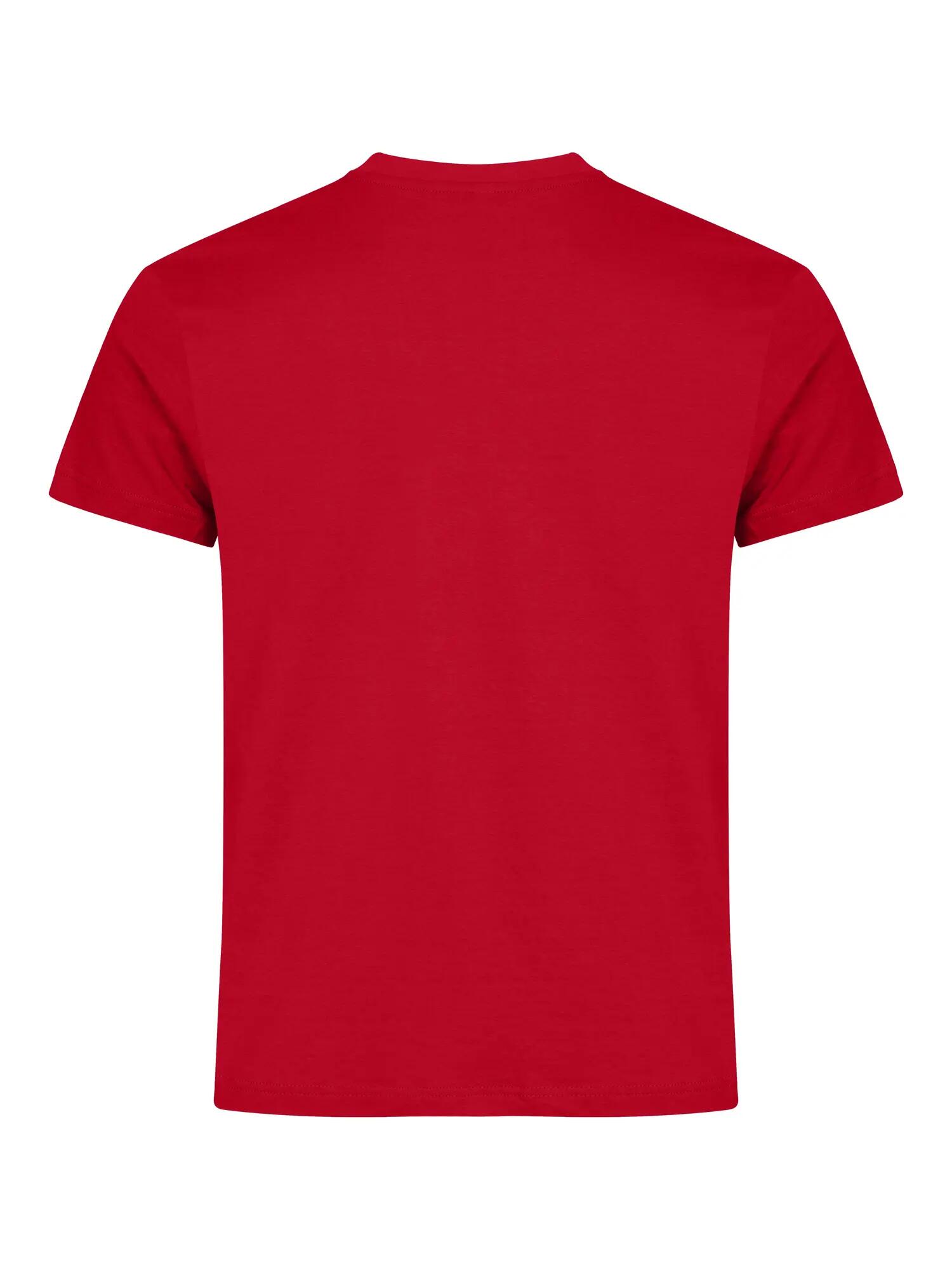 clique Basic-T Heren T-shirt, nauwere pasvorm – red 4/5