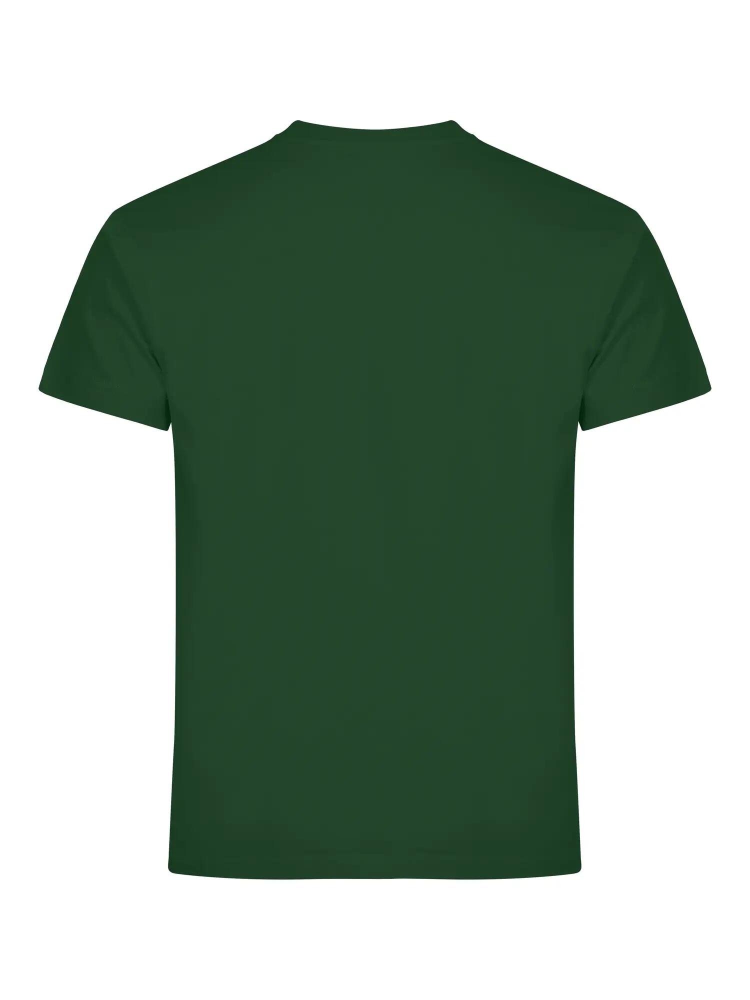 clique Basic-T Eng anliegendes T-Shirt aus Baumwolle, bottle green 2/5