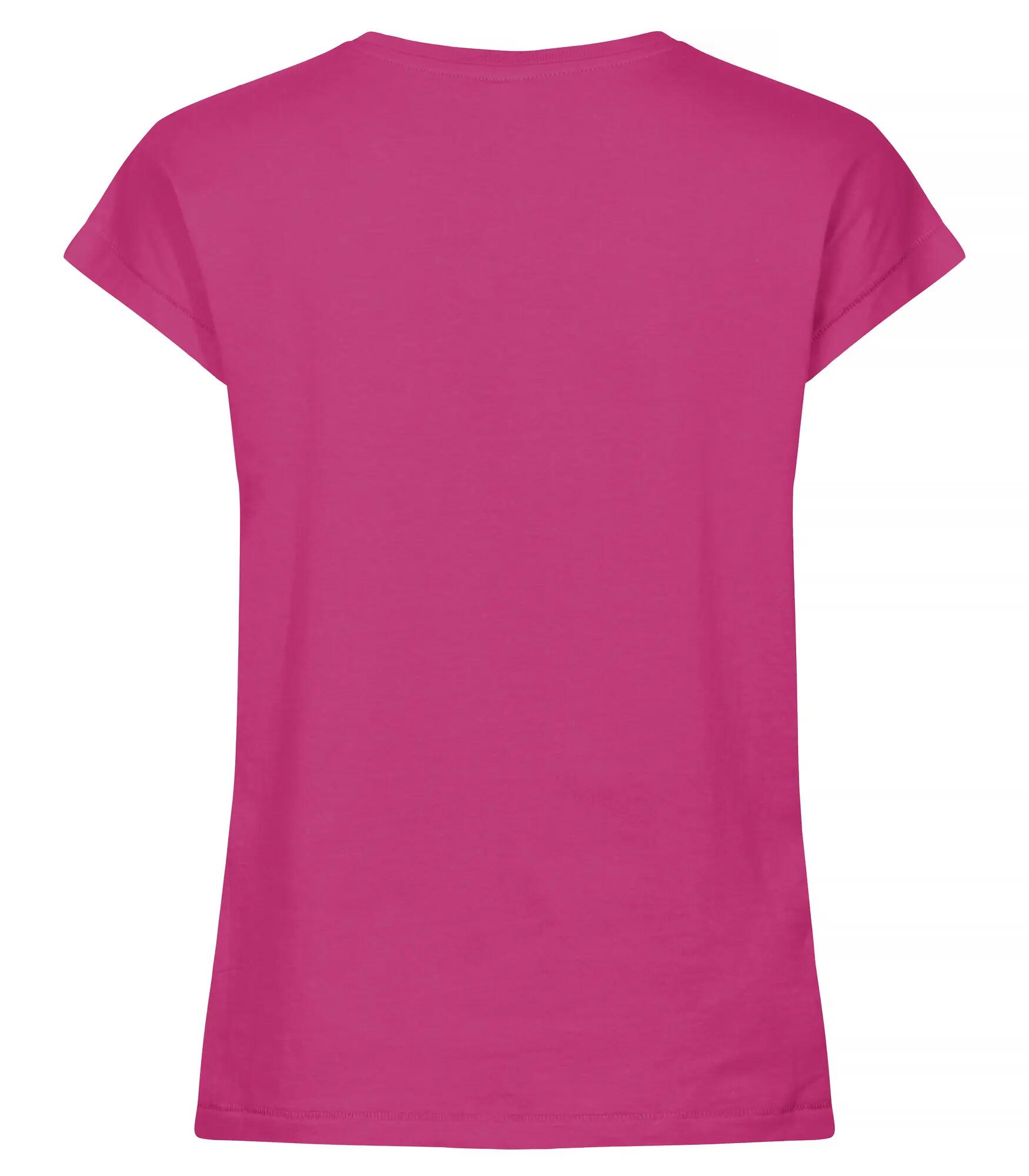 clique Fashion Top Women - Damen-T‑Shirt, entspannte Passform – Bright Cerise 2/4