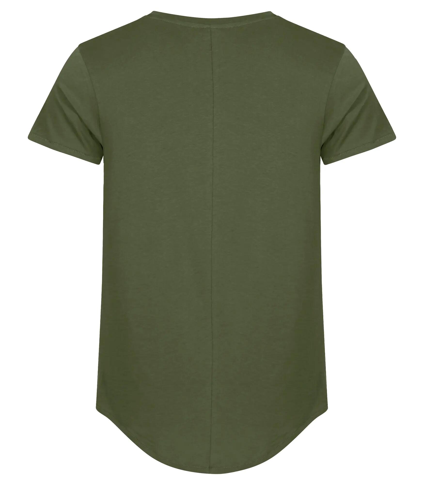 clique Herren T‑Shirt Brooklyn lockere Passform 100% Baumwolle – olive Green 2/4