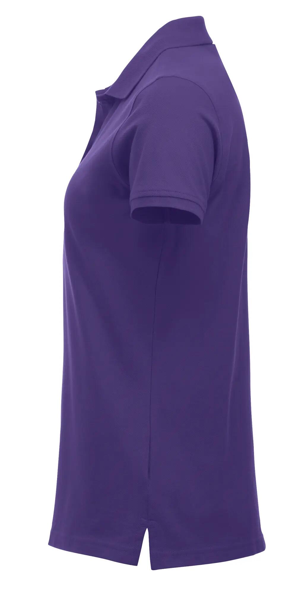 clique Classic Marion S/S Polo mulher — corte moderno, 100% algodão – bright 3/4
