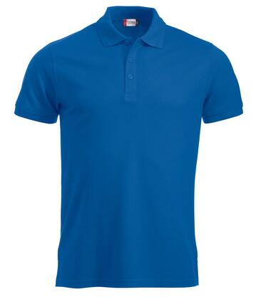clique Koszulka polo Manhattan męska - paski jacquard, royal blue