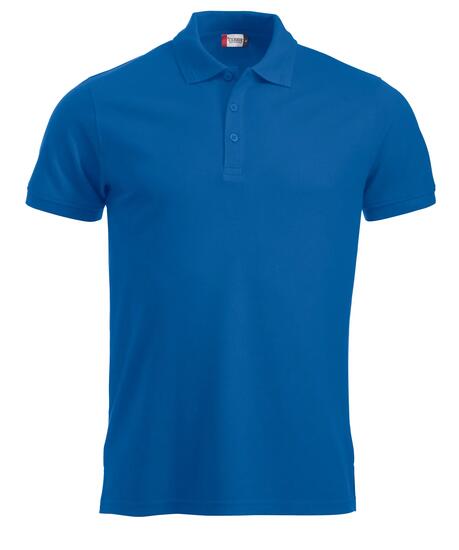 clique Koszulka polo Manhattan męska - paski jacquard, royal blue