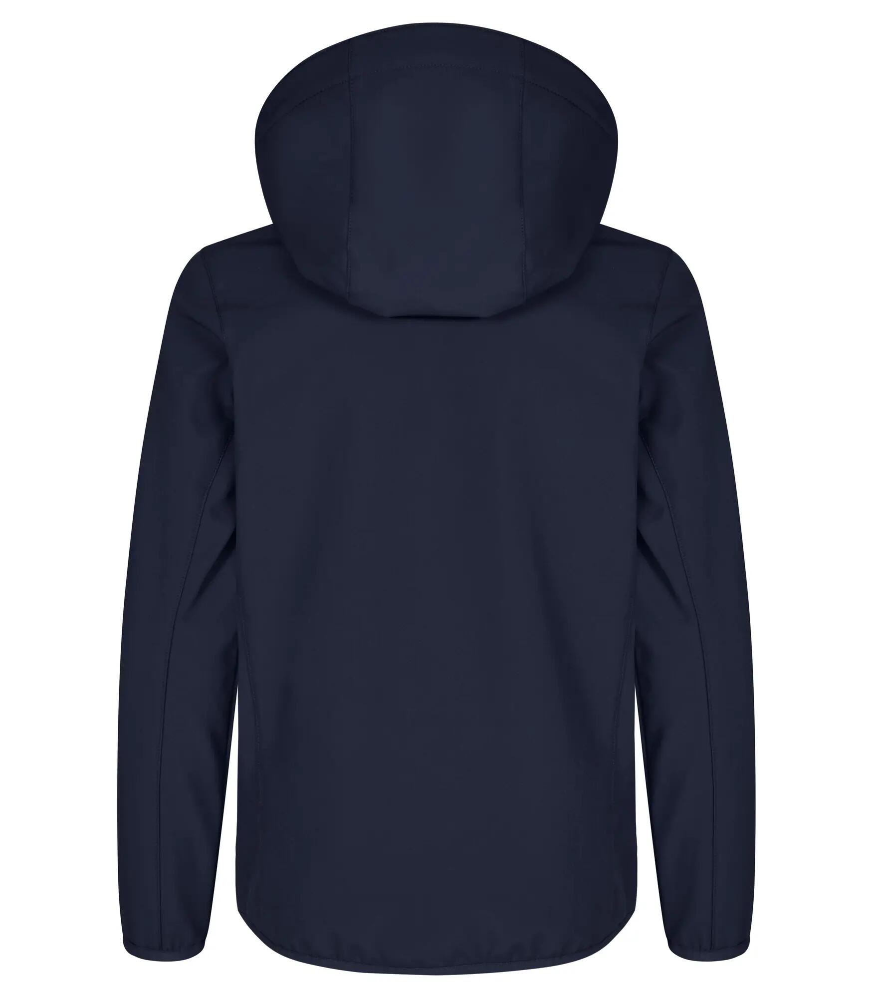 clique Classic Softshell Jacket Junior – 3 camadas, poliéster reciclado – Dark 2/4