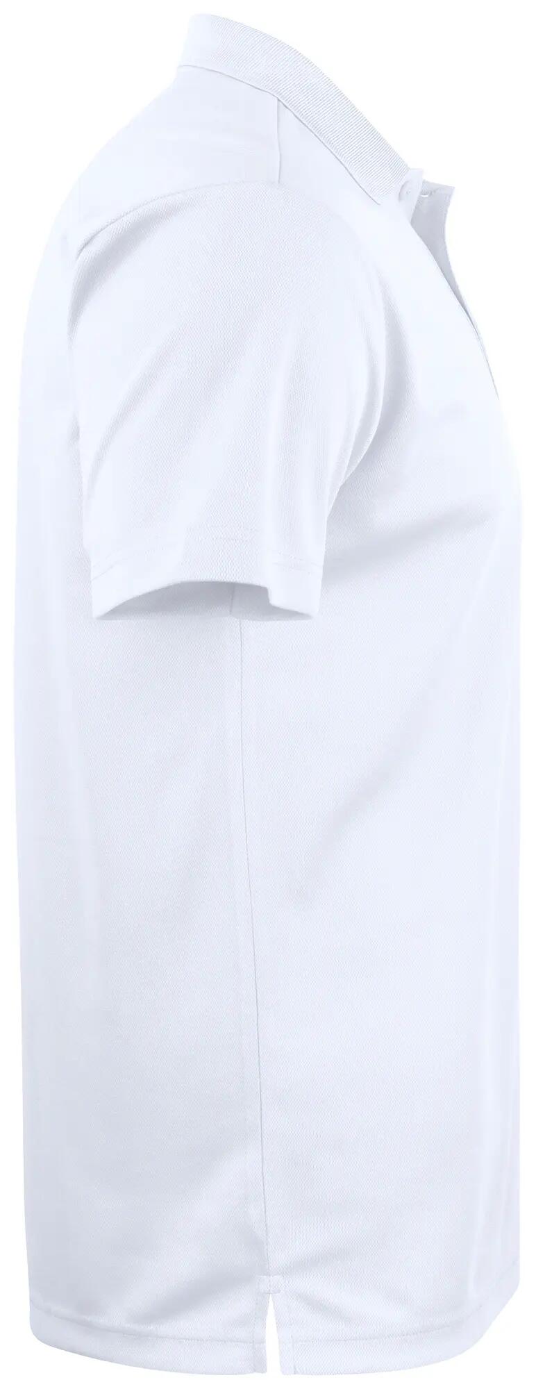 clique Basic Active Polo – white 4/4