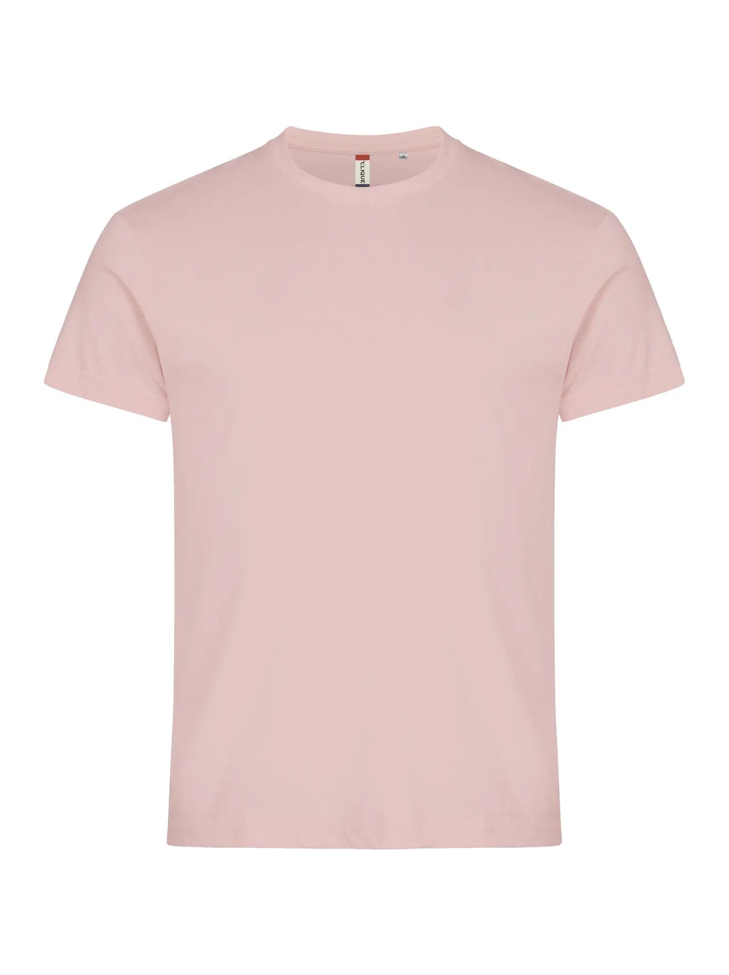 clique Basic-T Męska koszulka o dopasowanym kroju – Candy Pink 1/5