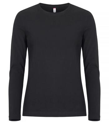 Clique premium fashion-t l/s women – premium long sleeve t-shirt – black