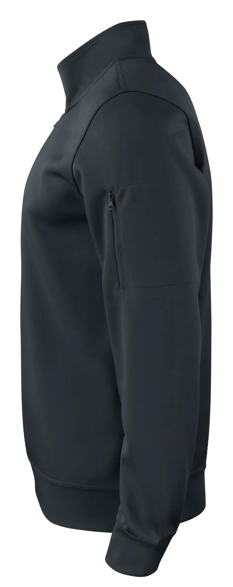 clique Basic Active Half Zip – black 3/4