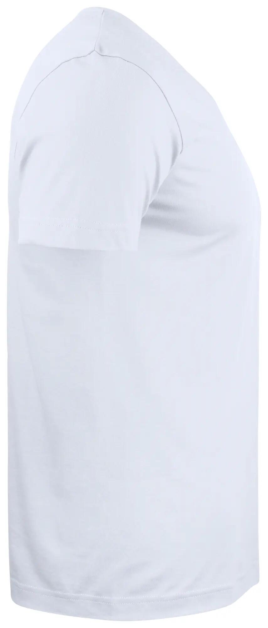 clique Basic-T V-neck – white 4/4