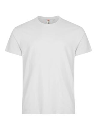 clique Basic-T T-shirt homme ajustée en coton blanc – white
