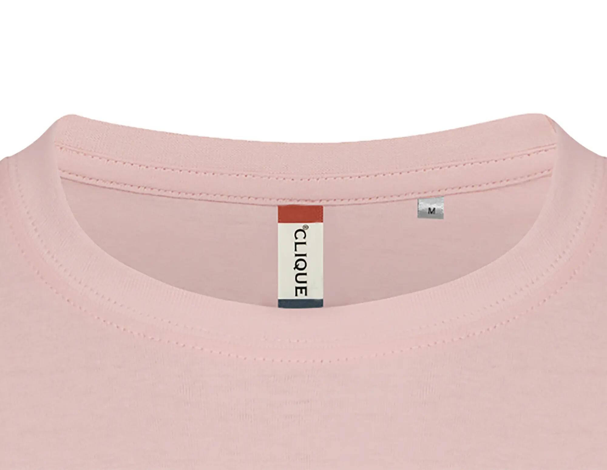 clique Basic-T Męska koszulka o dopasowanym kroju – Candy Pink 5/5