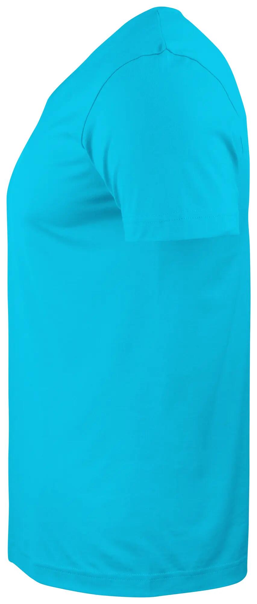 clique Basic-T V-neck – turquoise 3/4