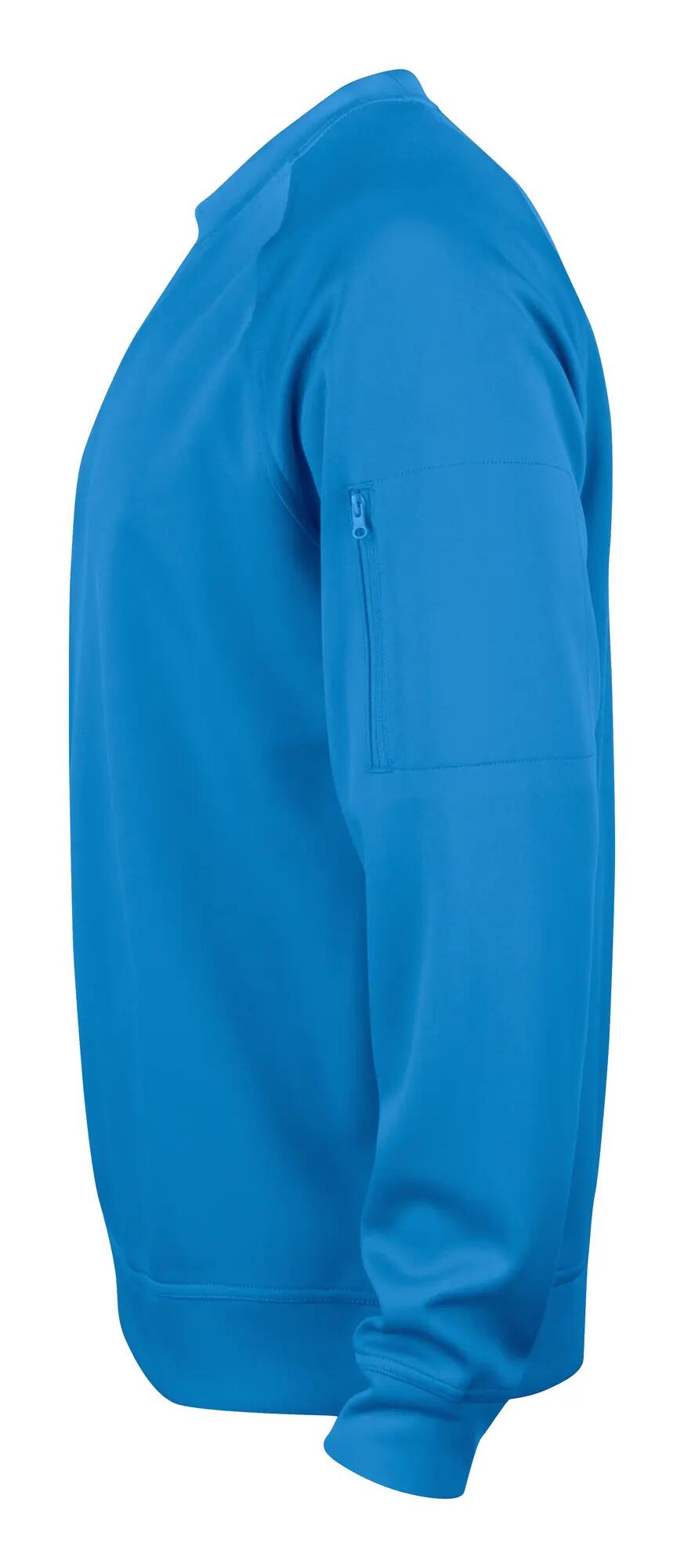 clique Basic Active Roundneck – royal blue 3/4